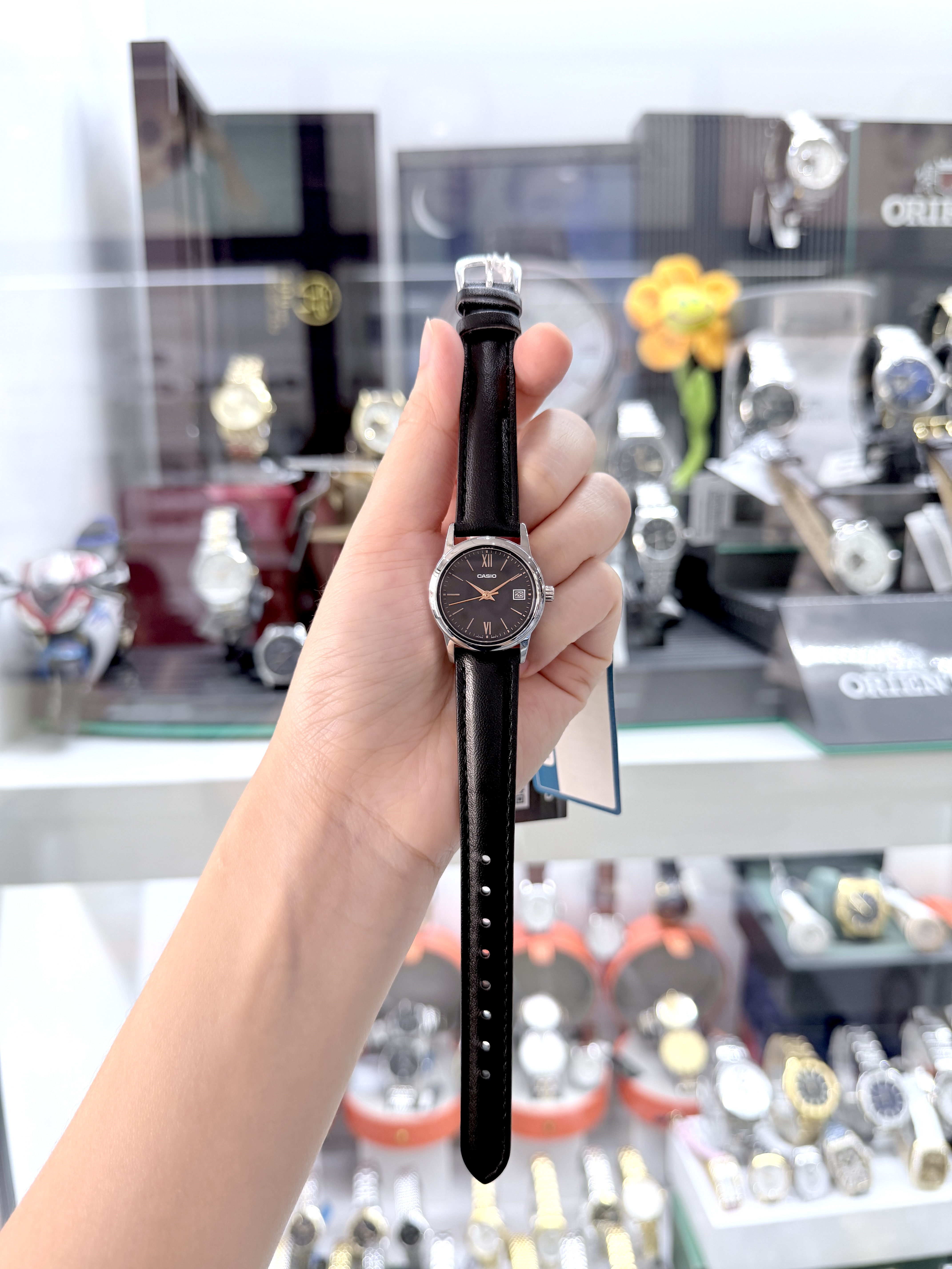 Đồng hồ Casio Nữ LTP-V002L-1B3UDF Chính Hãng