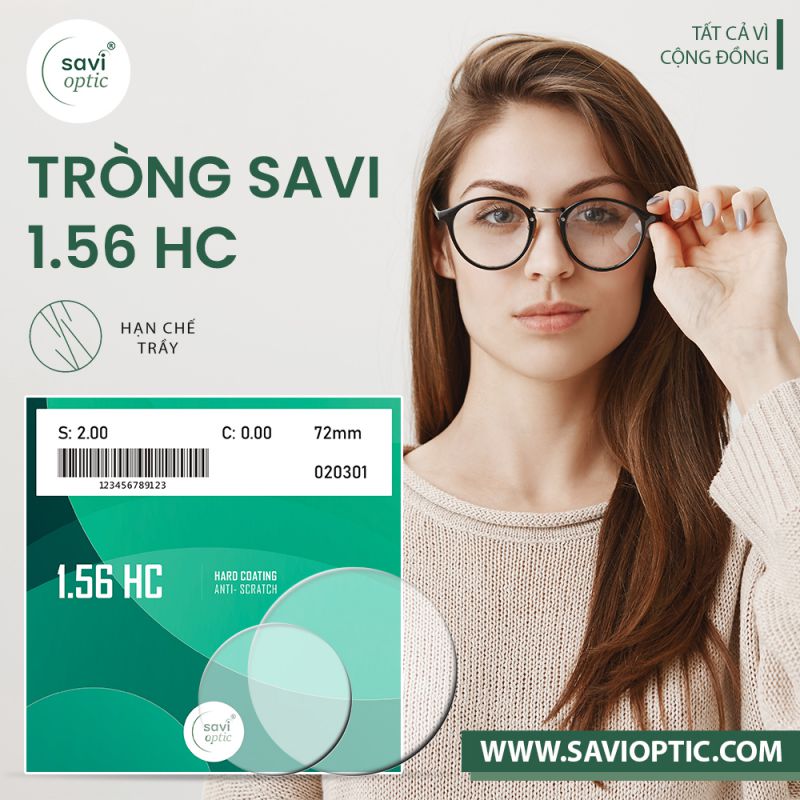 TRÒNG KÍNH SAVI 1.56 HC