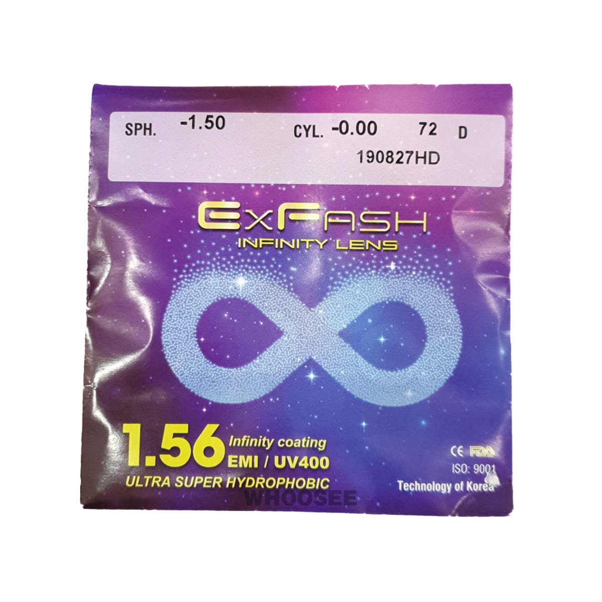 TRÒNG KÍNH EXFASH 1.56 INFINITY